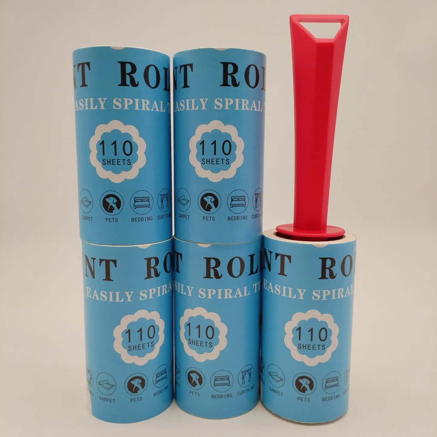 High Tackiness Peelable PE Lint Cleaning Sticky Roller