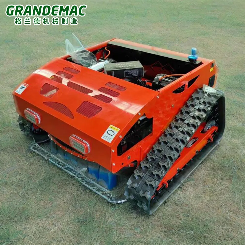 Бензиновая газонокосилка-райдер с дистанционным управлением