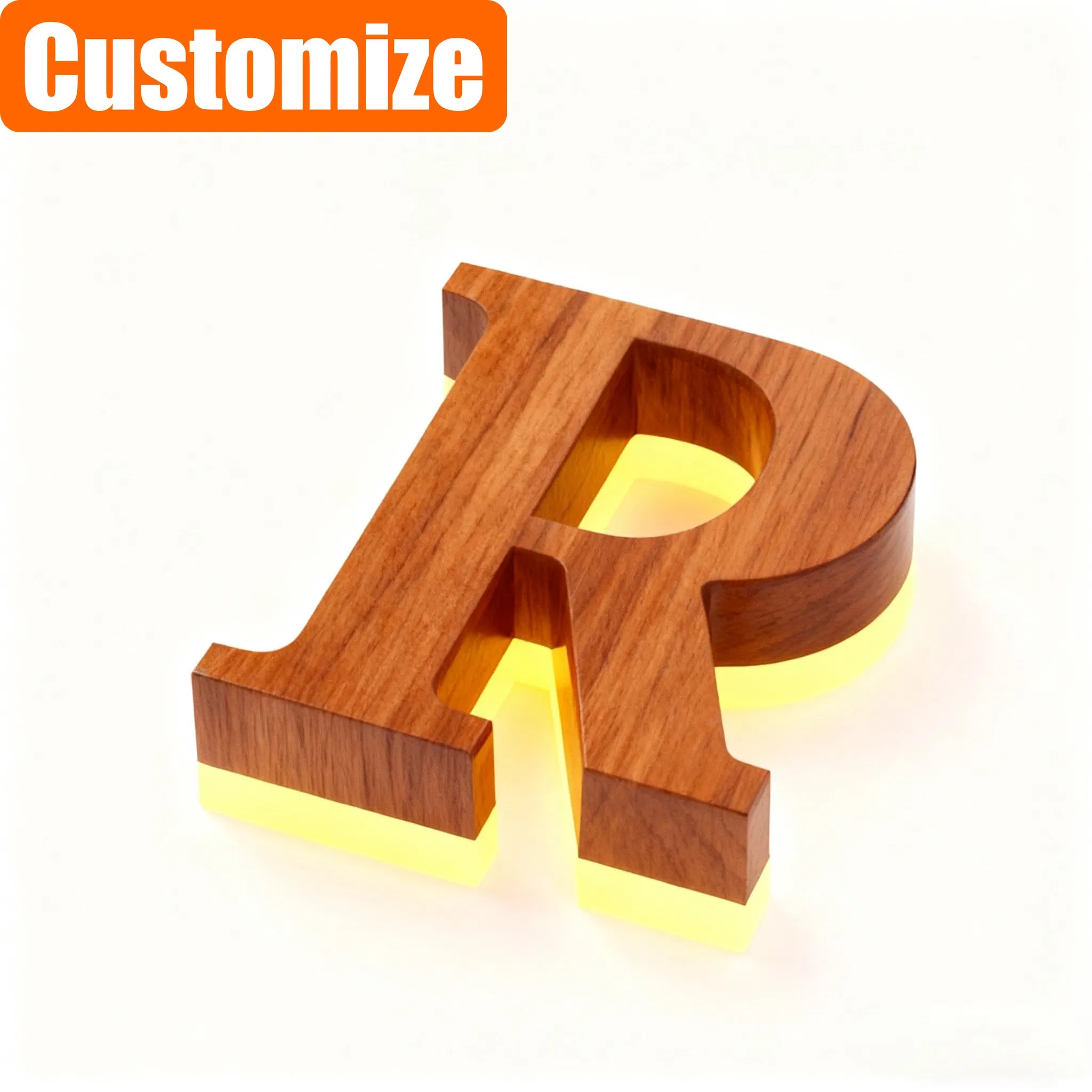 Customized Spelling Fillable Decorative Creative Craft ABC Letter Alphabet Letters Wooden Letter