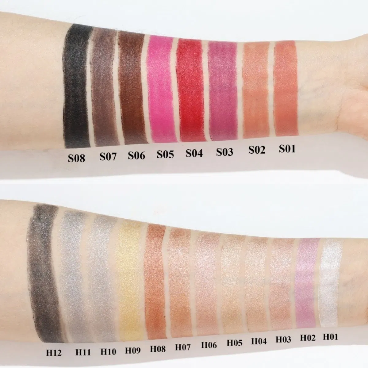 Waterproof Vegan Blush Stick Highlighter with Built-in Brush