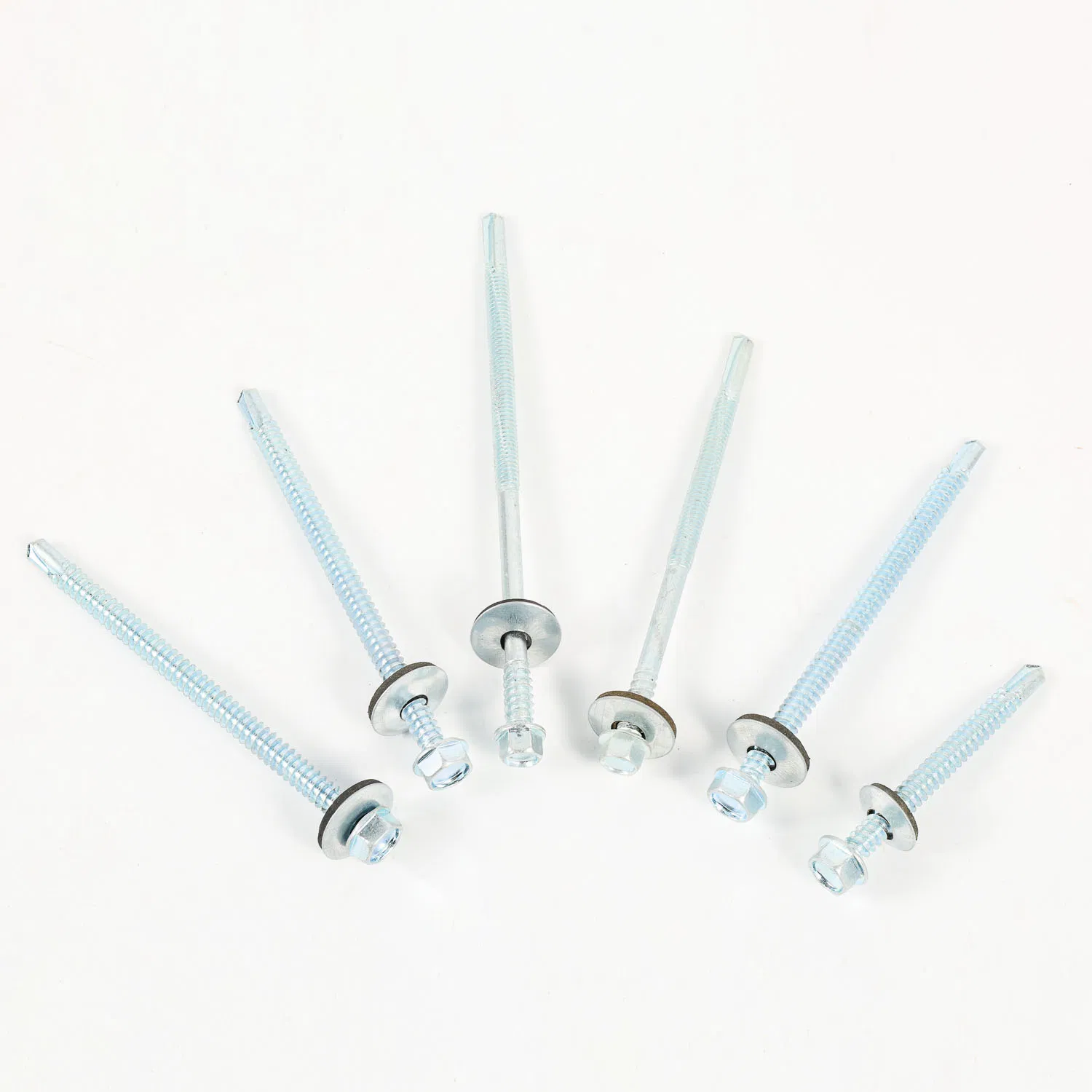Hex Head Wood Metal-Galvanized Metal Building Roofing Drilling Nail Screw with Washer