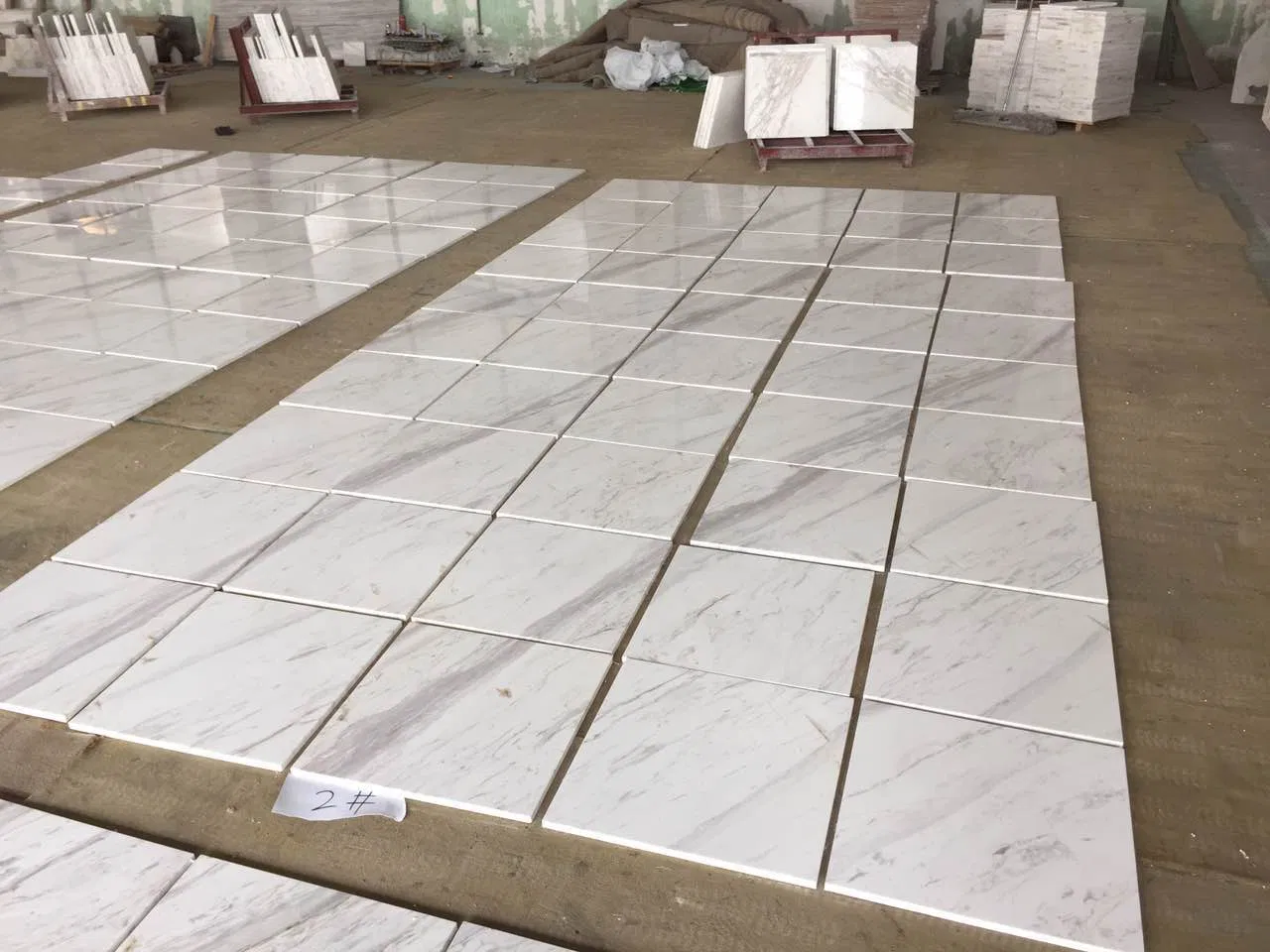 Customerized Volakas Marble Tiles for Floor/Wall Cladding Decoration