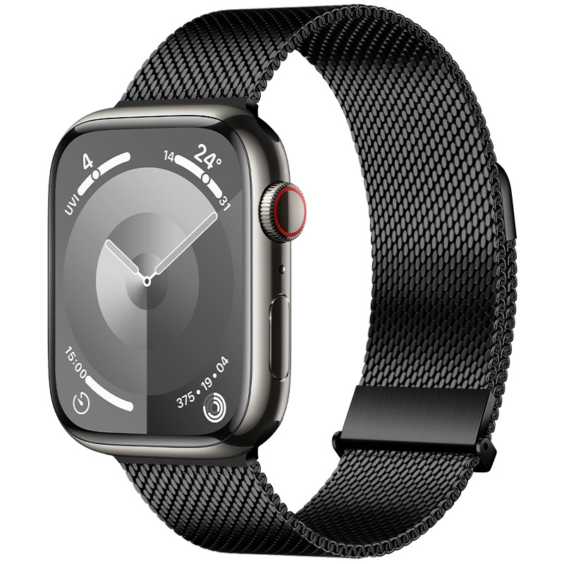 Stainless Steel Metal Magnetic Milanese Loop Watch Strap Band for Apple Samsung