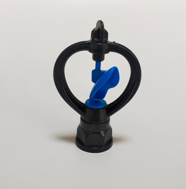 360 Degree Rotating G Type Small Wheel Micro Sprinkler Greenhouse Hanging Mini Sprinkler