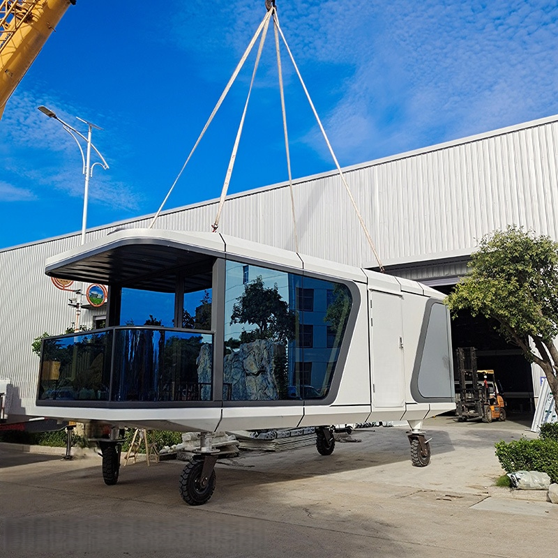 Prefab Modern House – Sandwich Panel Container Capsule Home for Easy Transport and Assembly