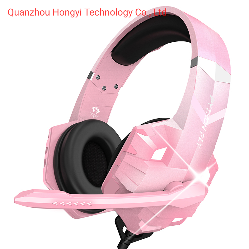 Free Shipping Stereo Headphone G9000 Max PS4 Gamer Headset Gaming Vr Headsets Pink Computer Headphones with Mic for PS5 PC xBox