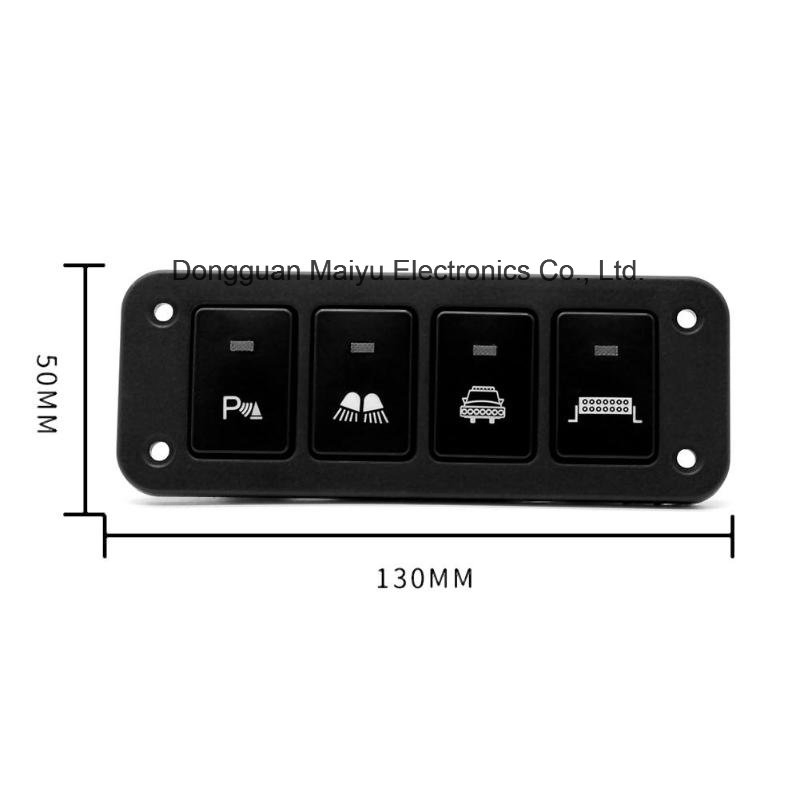 Dual USB Car Charger with Voltmeter