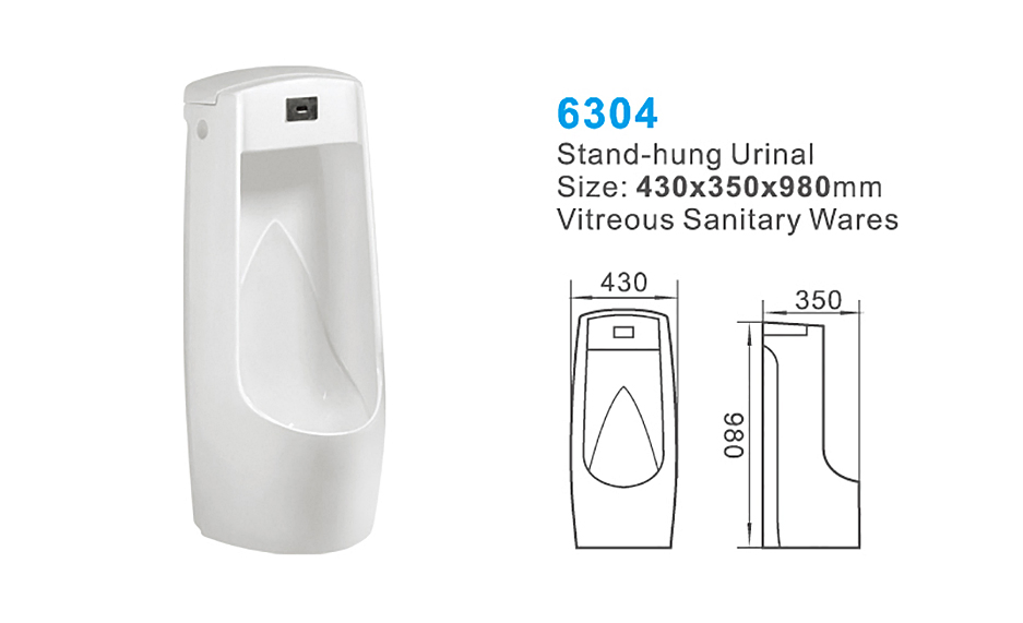 Sanitaryware Bathroom Water Saving Urinal Bowl Price Sanitary Ware Sensor Urinal