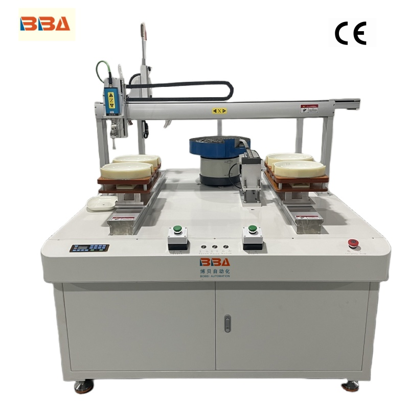 Customized Automatic Screw Machine to Lock Plastic Screws for Pot Lids, Loading Automatic Pick-and-Place Device to Cooperate with Assembly Line Operations