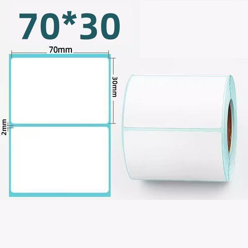 High Quality White Self-Adhesive Label Sticker Paper Roll for Supermarket Labels