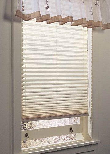 Colourful Manual Windows Shades Blinds Blackout, Fabric Pleated Blinds