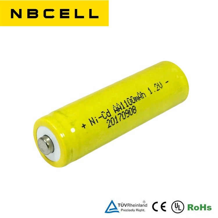Industrial Package NiCd 1.2V Ni-CD AA 1100mAh Rechargeable Battery