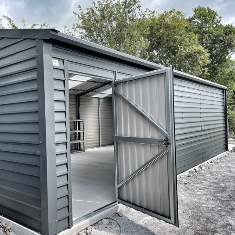 Prefabricated Hot DIP Galvanized Frame Light Steel Garage Building