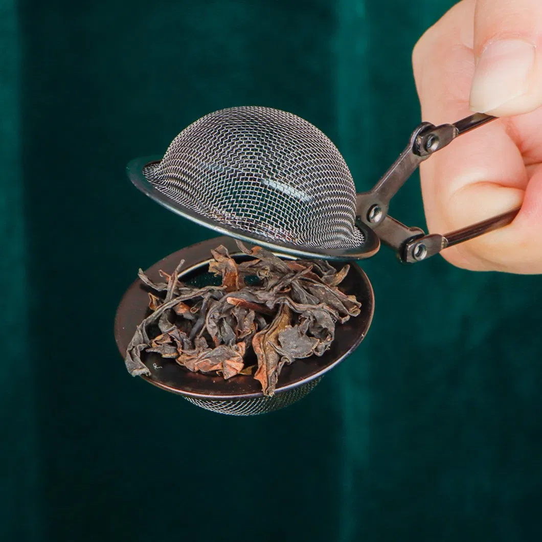 Stainless Steel 430 Black Sphere Tea Strainer