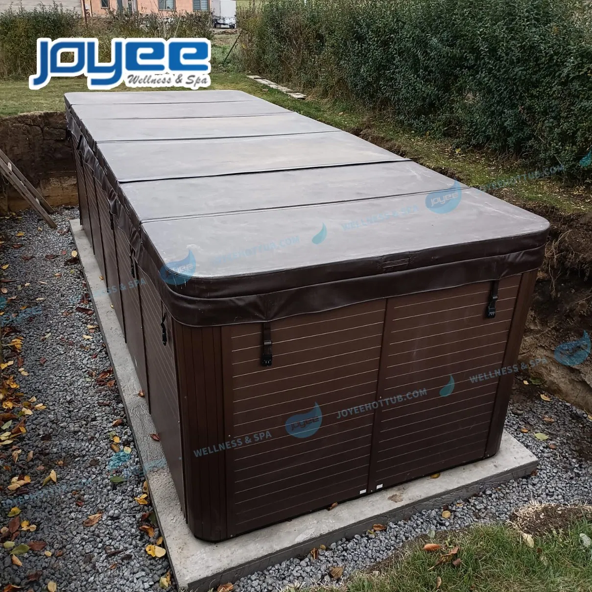 Большой спа-бассейн Joyee на 8-10 человек с противотоком