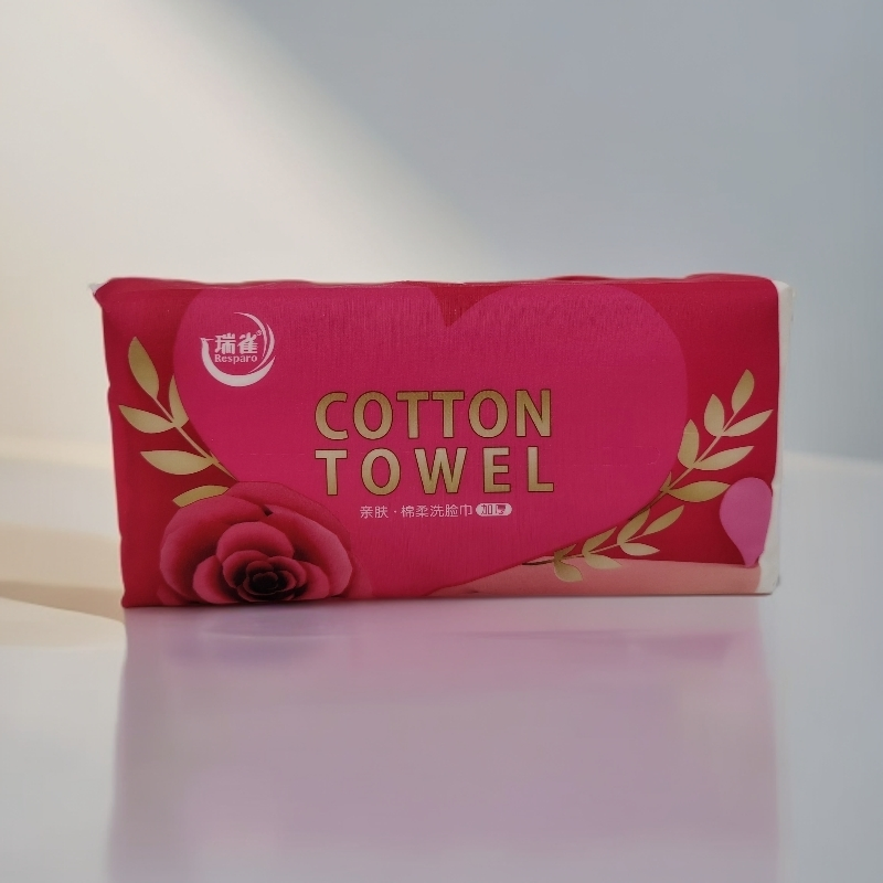 Disposable Facial Tissues Soft Natural Cotton Facial Towel for Daily Use and Makeup Removal