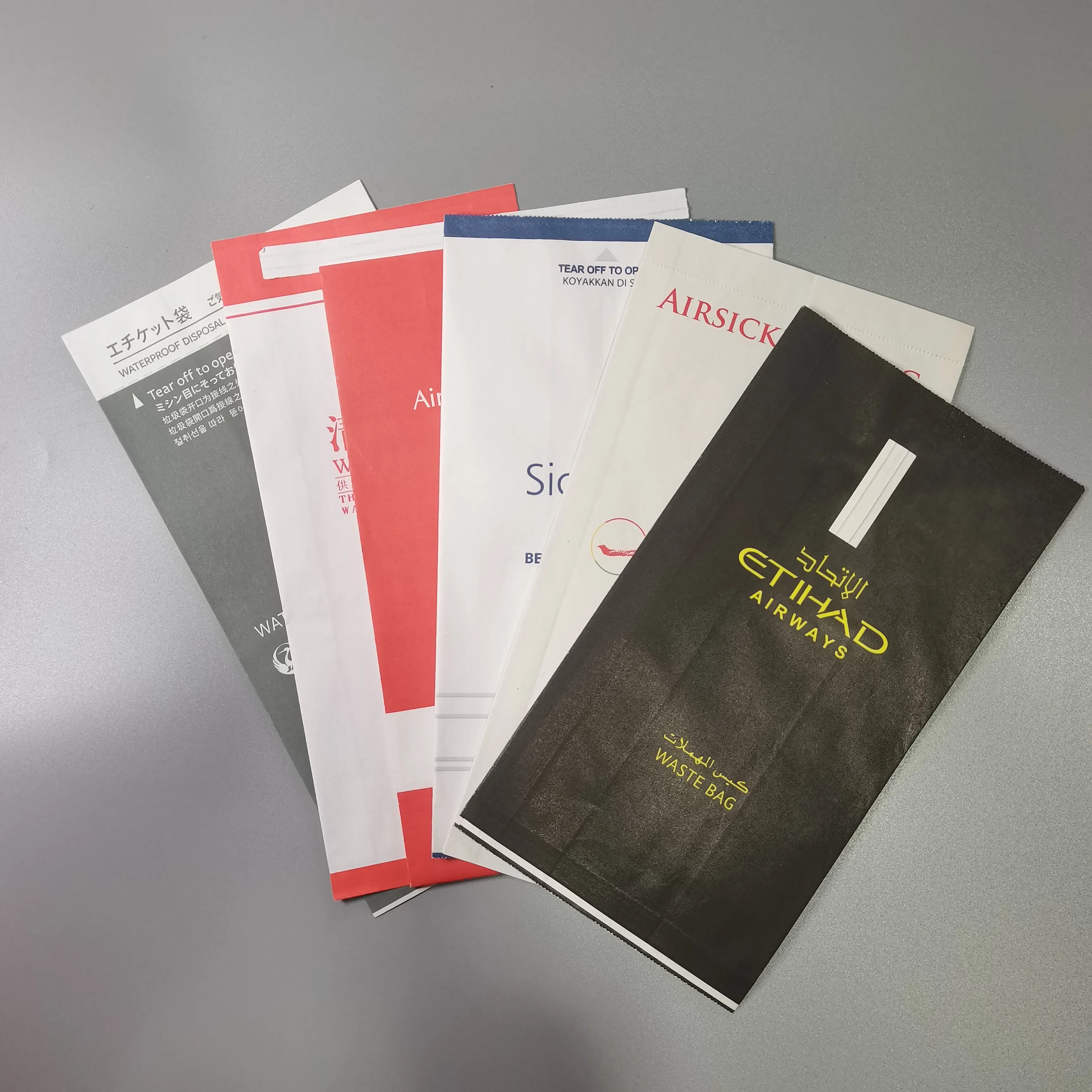 Paper Emesis Vomit Bag Disponsable Airplane Vomit Bag for Vomiting