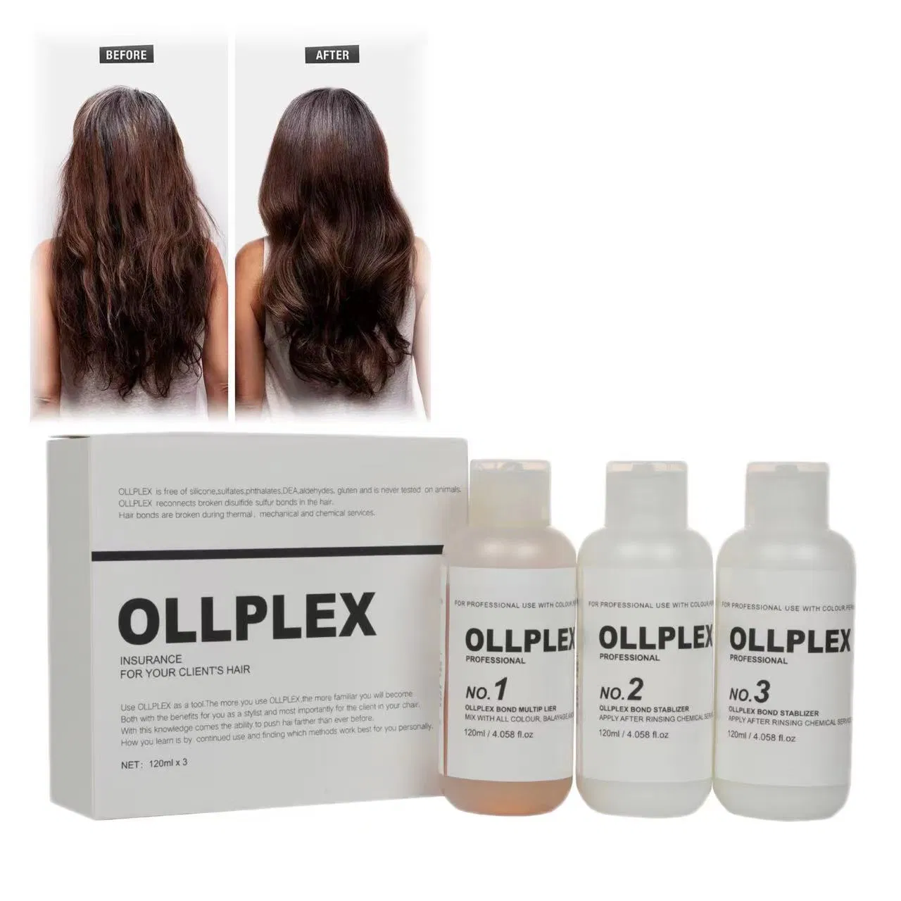 Professional Ollaplexing Repairing Damage Hair Refreshing Hair 2 in 1 Cream