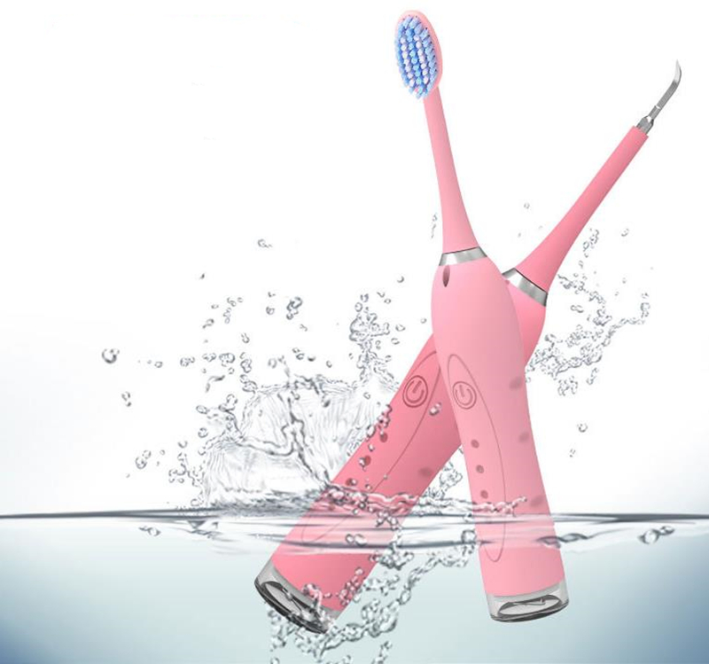 Adult Toothbrush Electric Dental Cleaner Sillicone Handle Tooth Brush