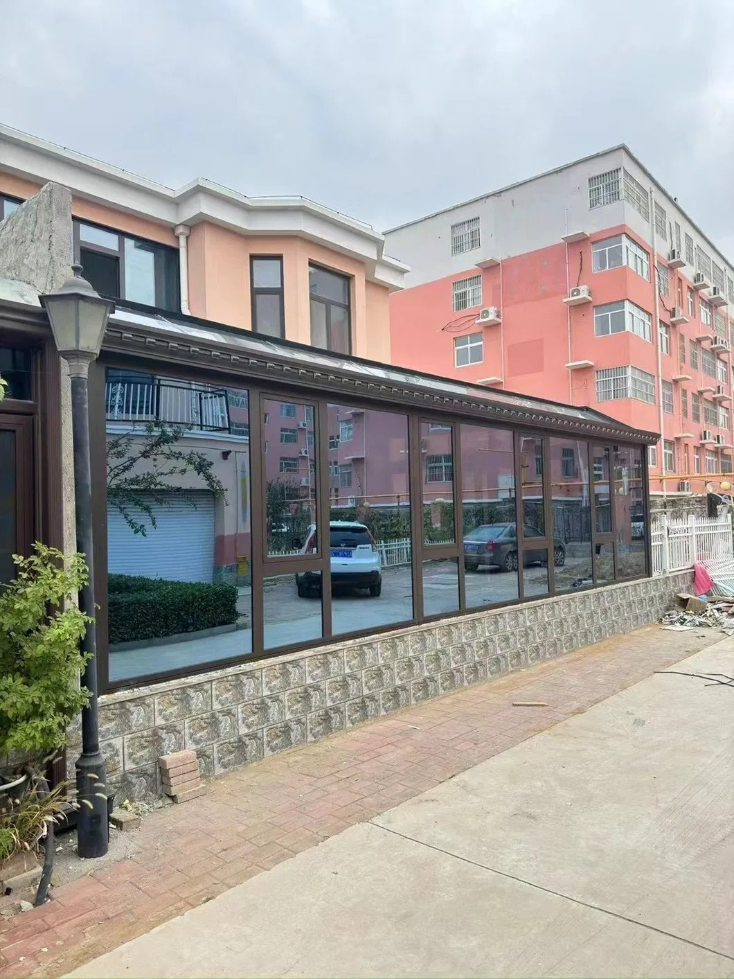 Expediency Opening and Closing Silky Smooth Aluminium Alloy Frame Beauty Good Double New Made Windows