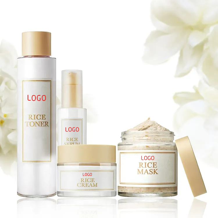 Aixin Cosmetics Skin Care Set Whitening Anti Acne Rice Skin Care Set