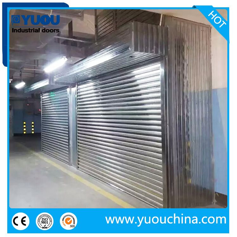 Double Layer Insulated Fire Rated Gi Roller Shutter Slats/ Rock Wool
