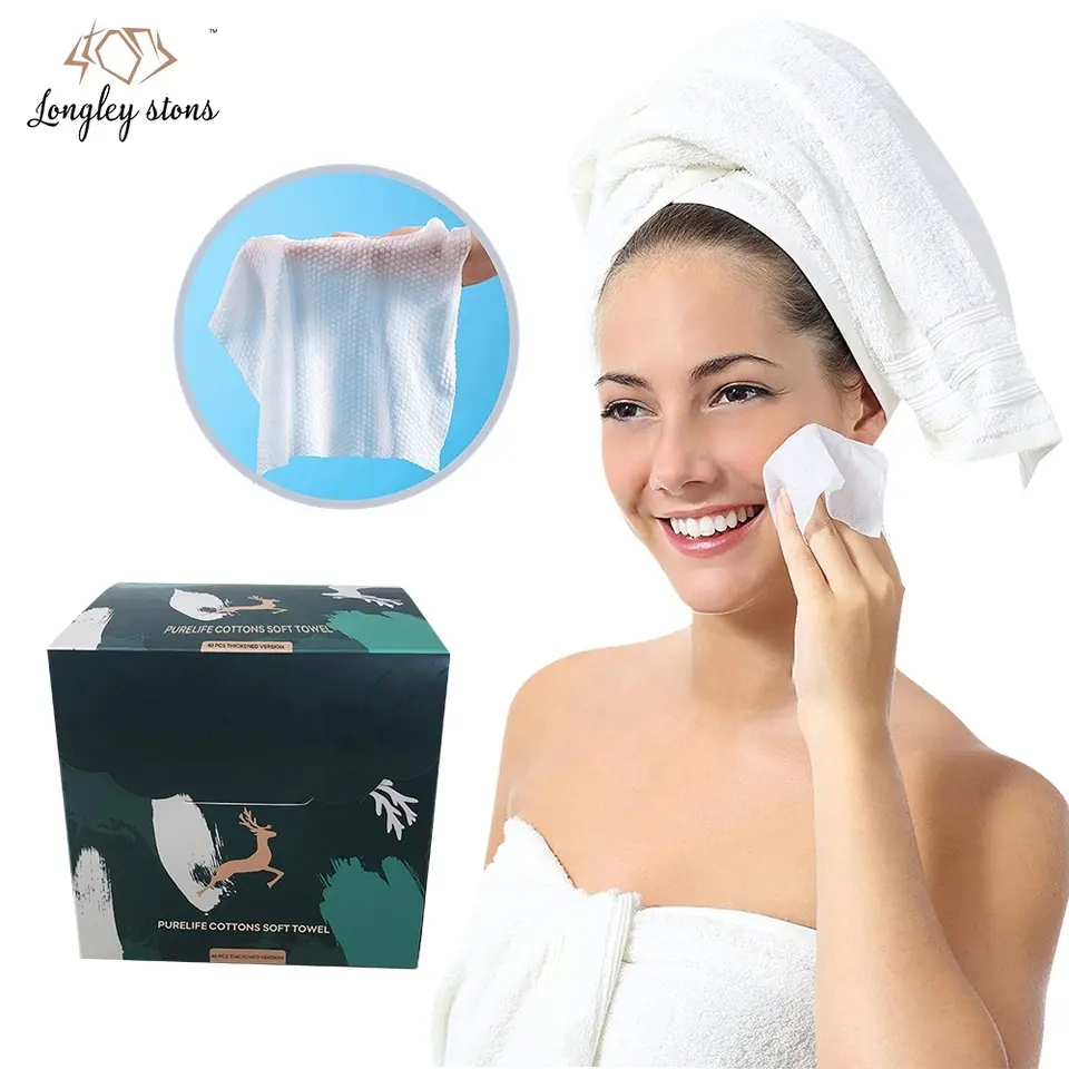 Wholesale Customize Portable Quality Luxury Softest Disposable Cotton Towel
