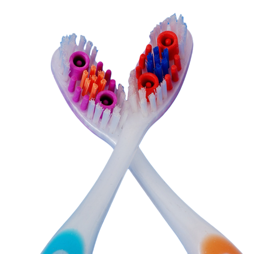 Colorful Toothbrush Multi-Direction Soft Bristles Toothbrush Tongue Massage Adult Toothbrush