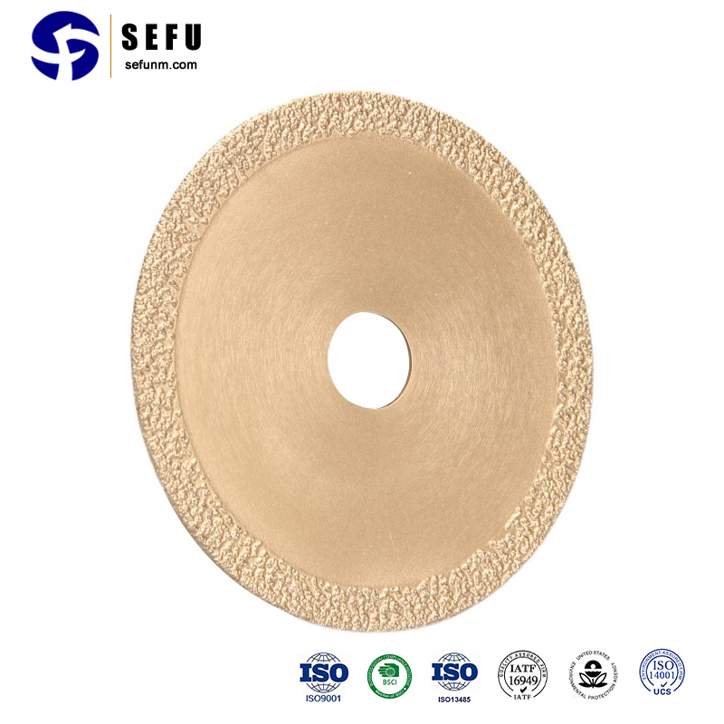 Sefu China Diamond Tip Burr Suppliers Diamond Cutting and Grinding Wheel Disc Tools for Marble Artifical Stone Ceramic Tiles Diamond Cutoff Wheel