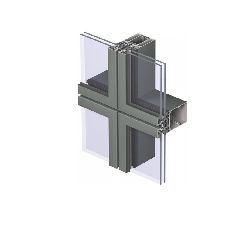 Aluminium Aluminum Extrusion Profiles for Curtain Wall (RAL-598)