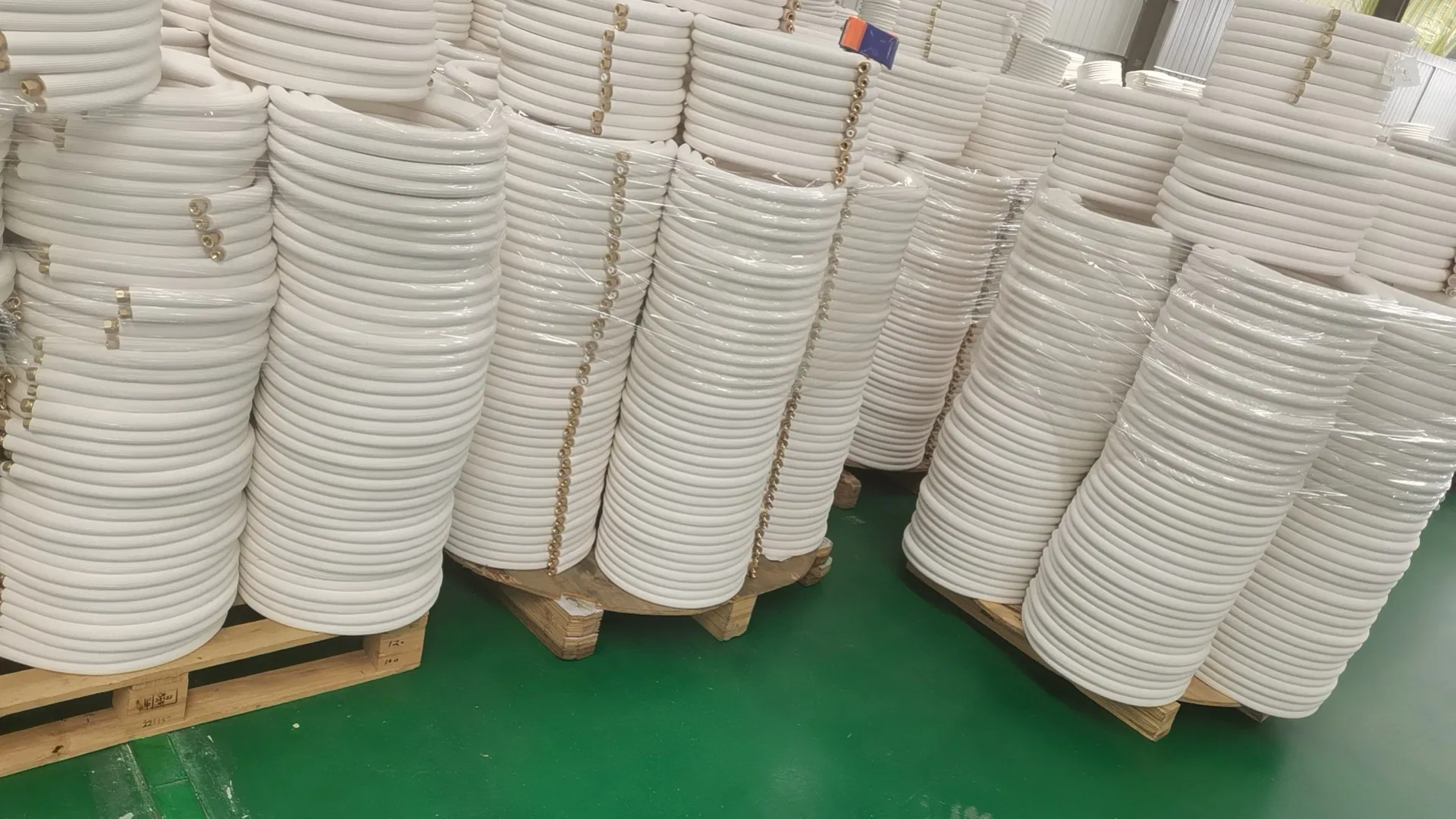 Single Air Conditioner Copper Pipe 3/8 PE Insulation Copper Tube