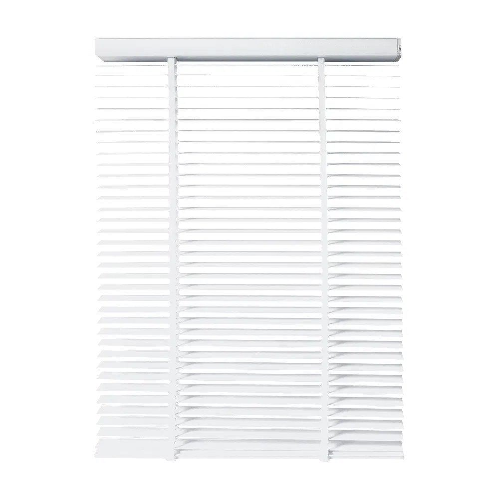 50mm White Basswood Material Classical Horizontal Wood Blinds