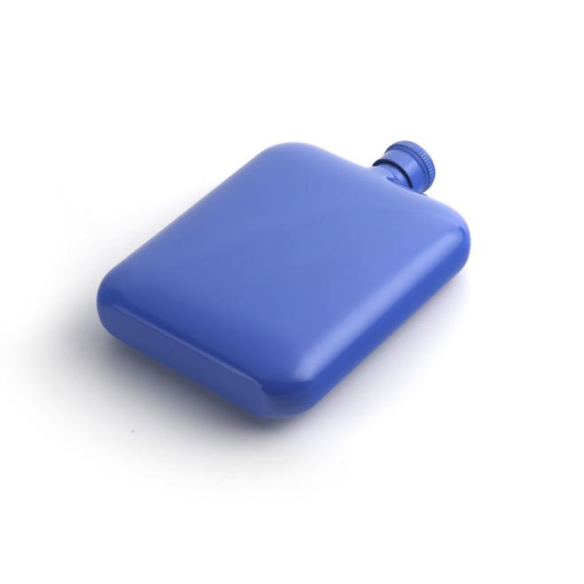 6oz Matte Black Hip Flask Stainless Steel Liquor Whiskey Alcohol Flask