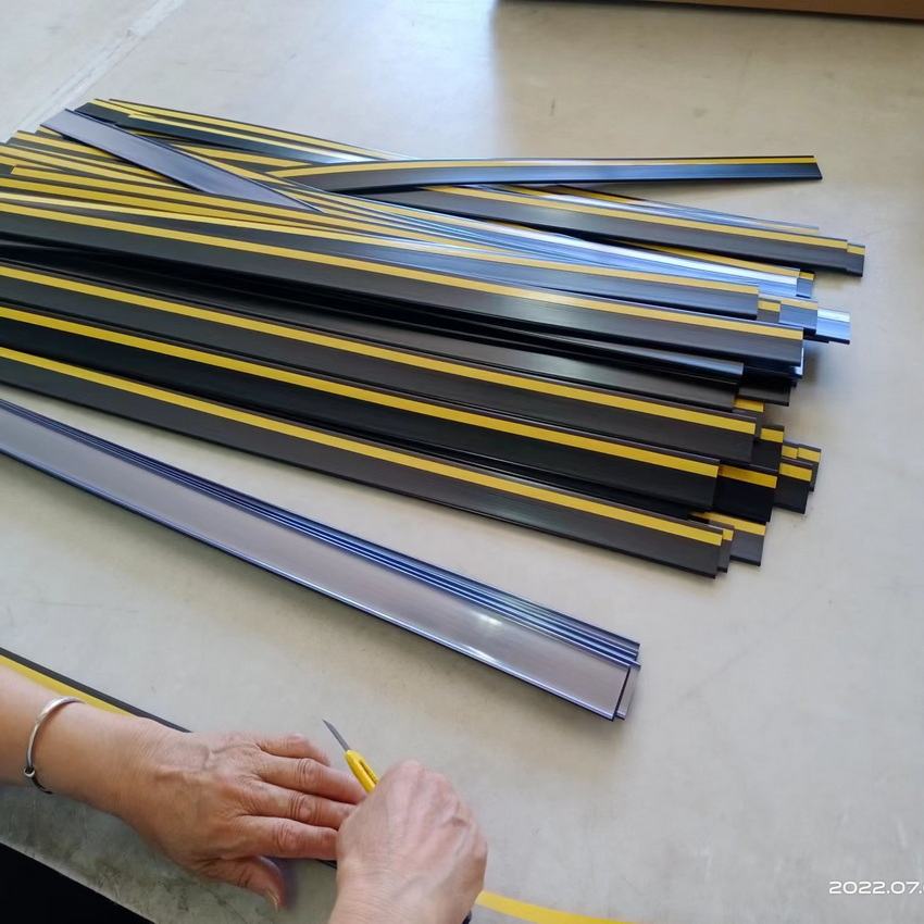 Kayshelf Supermarket Shelf Price Tag Holder Data Strip with Adhesive Tape