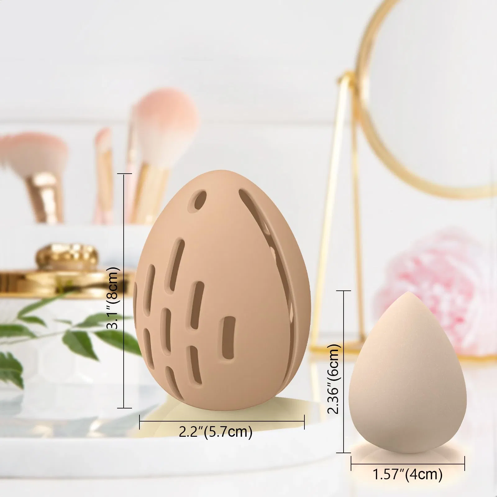 Capsule Makeup Egg Storage Blender Case