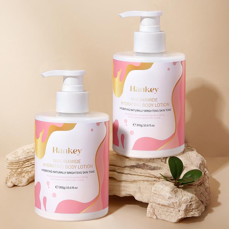 Online Wholesale in Stock Vitamin C White Skin Whitening Body Lotion Moisturizing Whitening Soothing Brightening Smoothing Skin Milk Niacinamide Body Lotion