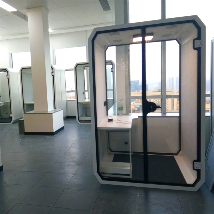 Meeting Phone Booth Acoustic Soundproof Study Work Pod Recording Booth Studio Modern Sound Proof Silence Work Booth