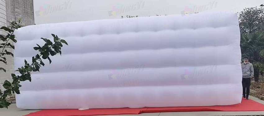 Custom Cheap Outdoor White 420D Oxford Fabric Party Event Inflatable Air Tent Igloo with LED lights