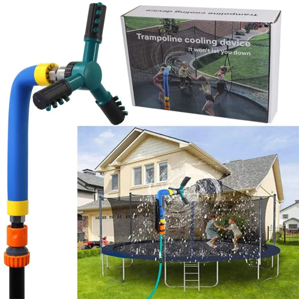 Automatic 360degrees Rotating Water Trampoline Sprinkler Game Toy Ci21712