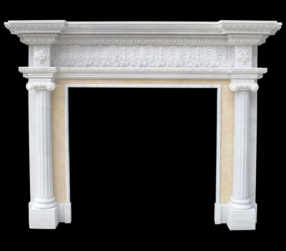Best Selling Marble Surrounds French Marble Fireplace Mantel