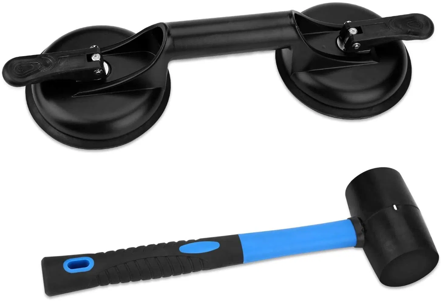 Glass Suction Cup Plastic Two-Claw Fish Tank Floor Tile Fixed Suction Device Practical Handling Tool