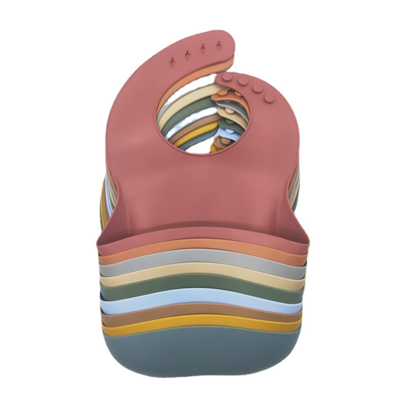 Baby Silicone Waterproof Can Be Customized Printing Baby Bib