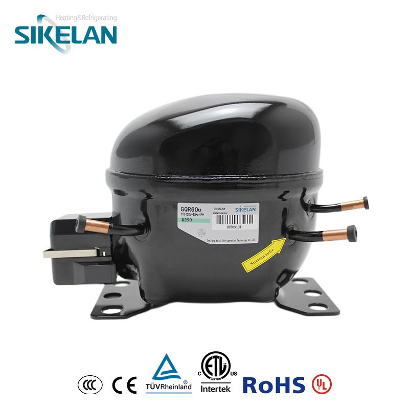 R290 Refrigerant L/Mbp AC Refrigeration Part Piston Compressor for Dehumidifier/Cooler/Freezer