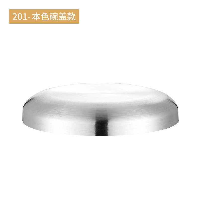 Stainless Steel Double-Layer Hollow Heat-Resistant Restaurant Soup Bowl with Lid