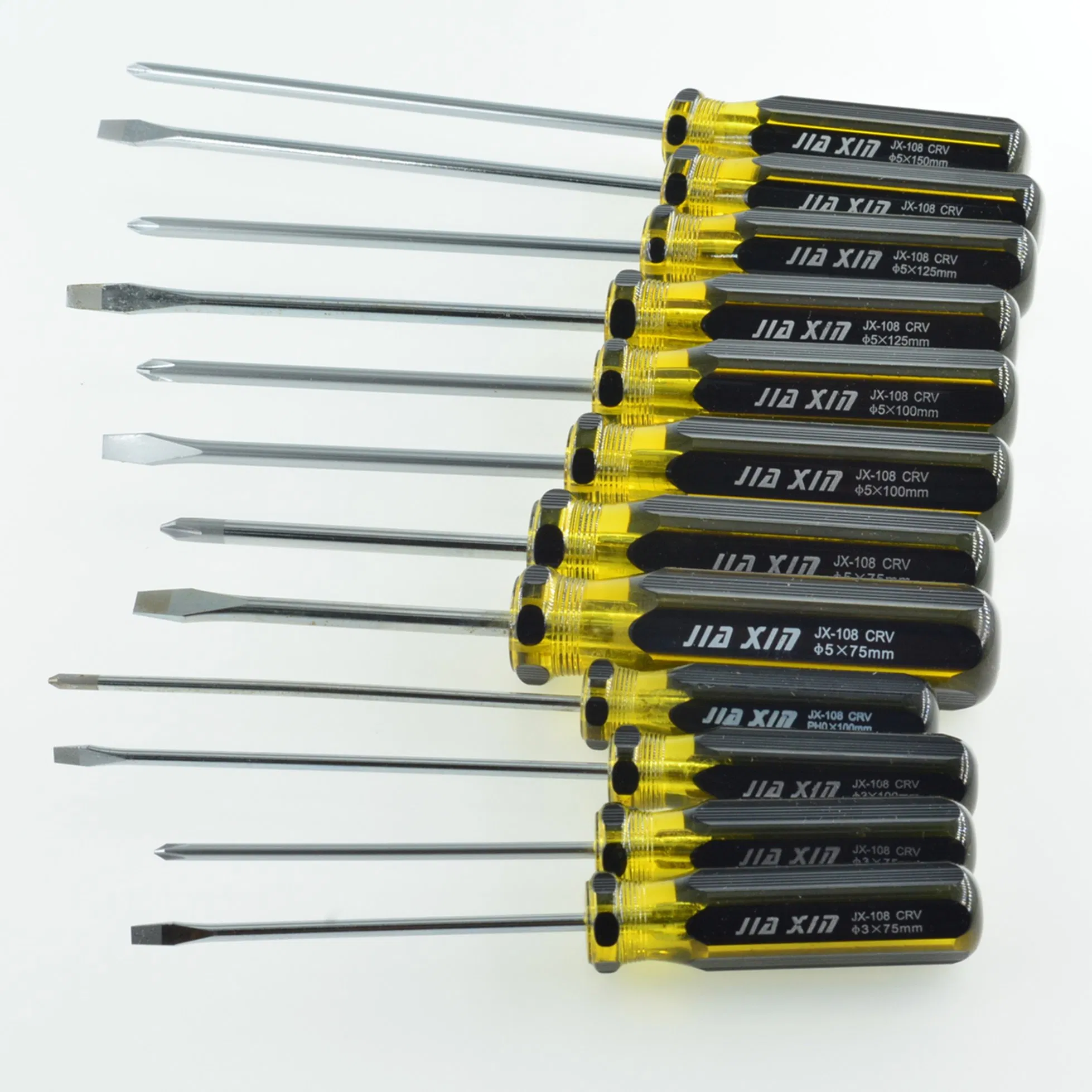 OEM Custom Pearl Nickel Strong Magnetic Hardening Diamond Hardened Screwdriver