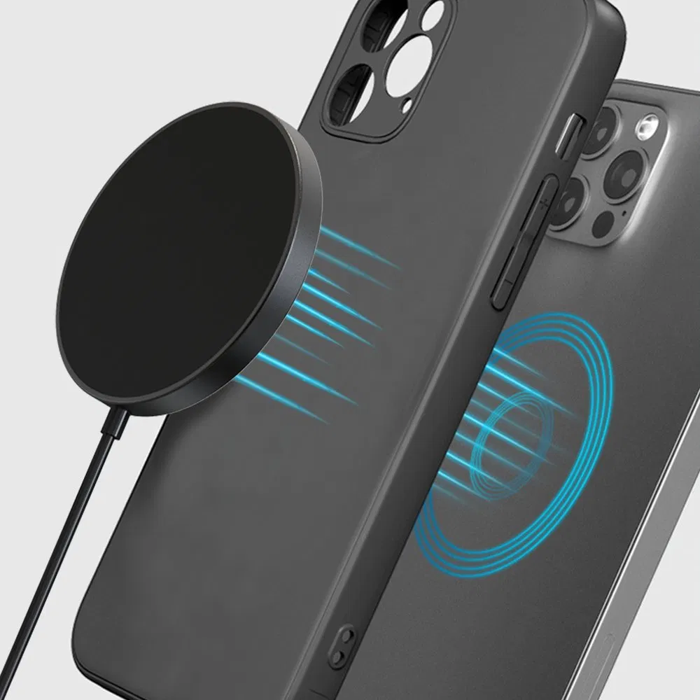 Ultra Slim Aluminium Alloy Portable Magnetic Wireless Charger Fast Charging