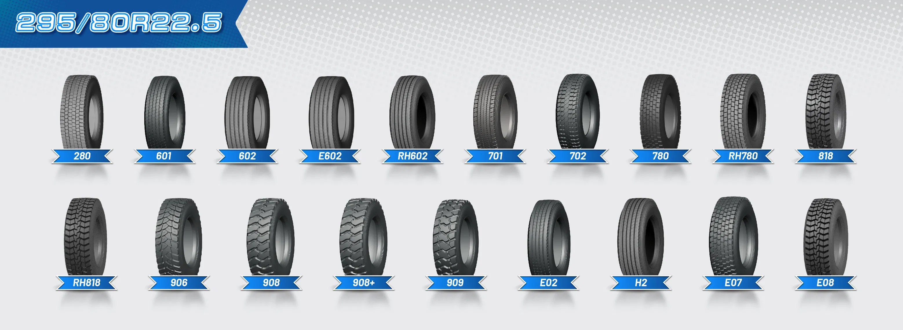 Premium Radial TBR Tire 295/80R22.5 M602 для коммерческих грузовиков с повышенной износостойкостью