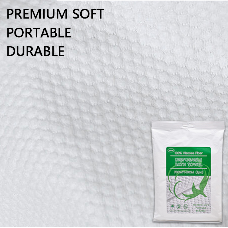 Hot Sell Disposable Non-Woven Cleaning Bath Towel Disposable Bath Towel
