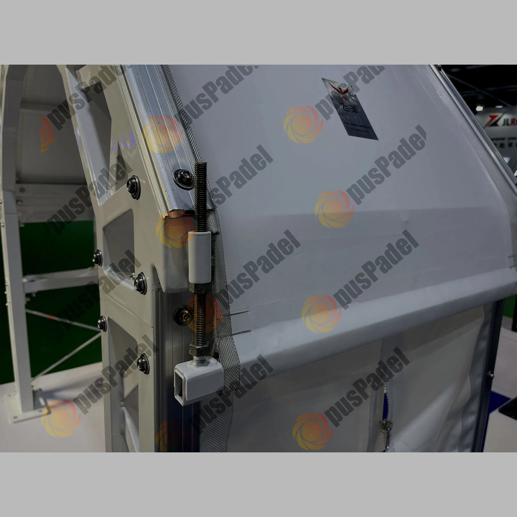 Hot Sell Panoramic Padel Tennis Court Outdoor Indoor Cancah De Padel Court with Roof Paddle Tennis Court Cover Mezzanine Roof