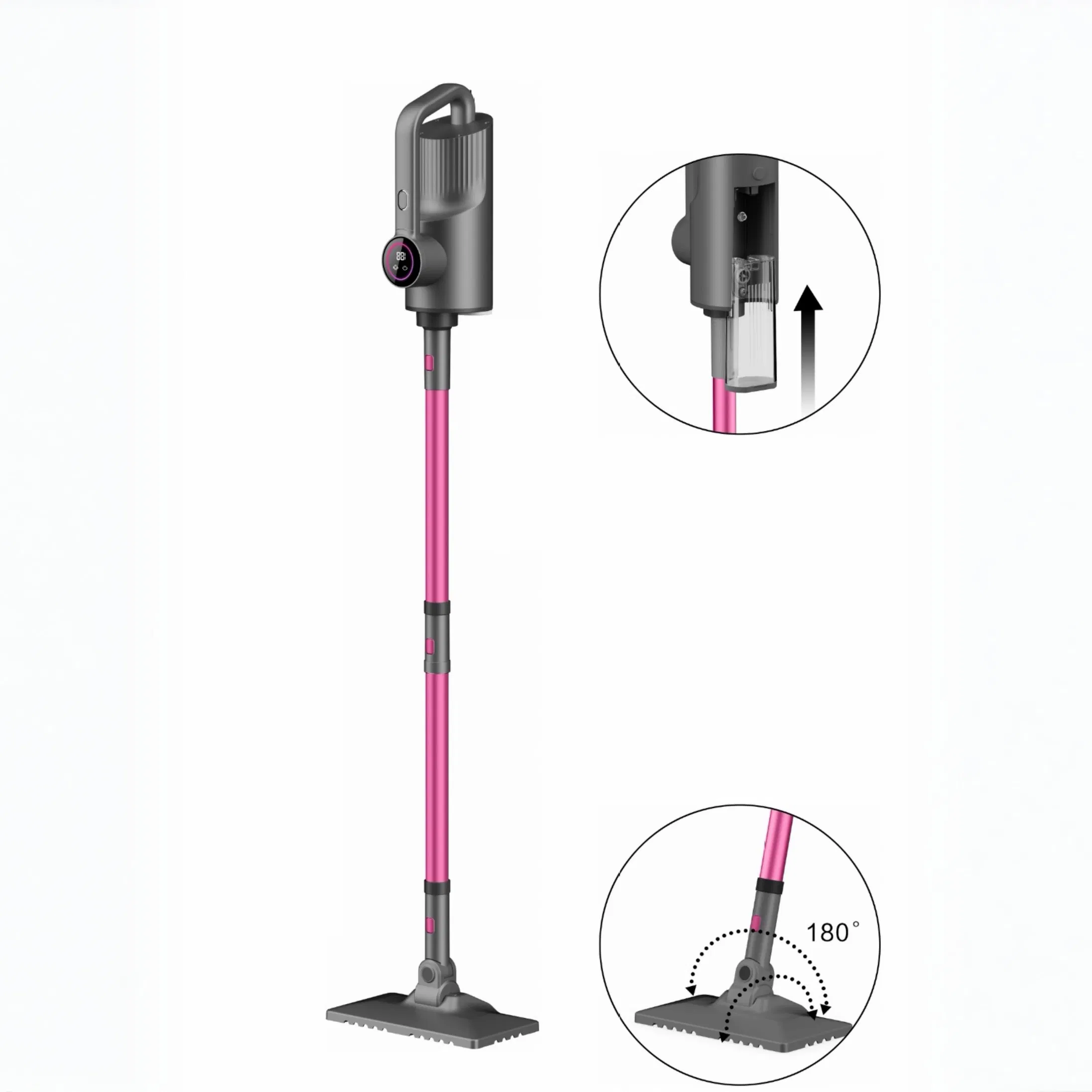 China Factory 25 Seconds Reheat Fast Heating Steam Mop with GS CE RoHS FCC Certificates